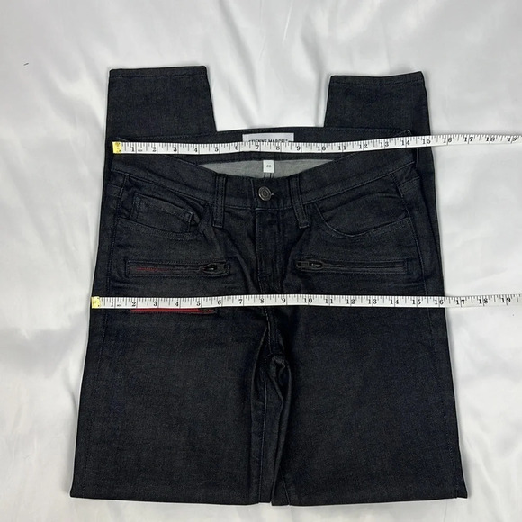 Etienne Marcel Los Angeles Dark Wash Zipper Moto Skinny Jean Size 26 - Picture 9 of 13